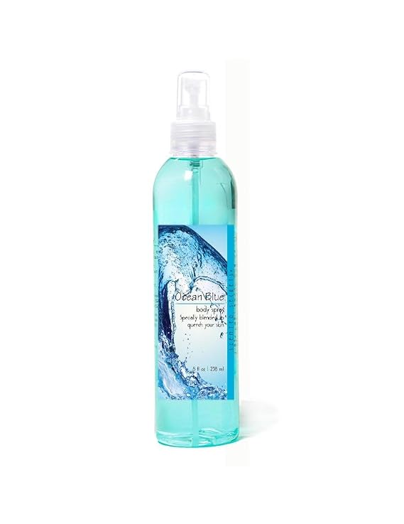 Body Spray, Ocean Blue, 8 Ounce