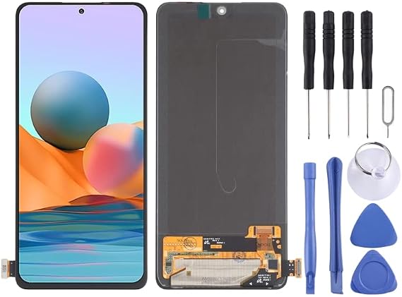 Mobile Screen Replacement OLED Material LCD Screen and Digitizer Full Assembly for Xiaomi Redmi Note 10 Pro 4G / Redmi Note 10 Pro (India) / Redmi Note 10 Pro Max (4G) M2101K6G M2101K6R M210