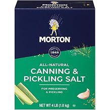 Morton Canning and Pickling Salt, Bulk Salt, 4 Pound (Pack of 1), White