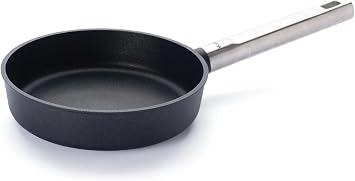 Woll ECO LOGIC PRO FRY PAN 8" Made in Germany. Made from Cast Aluminum + Fixed Stainless Steel Handle. PFAS-FREE Diamond QXR Non-Stick Coating
