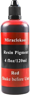 Red Epoxy Resin Color Dye Colorant Liquid Epoxy Resin Pigment,Translucent,120ml