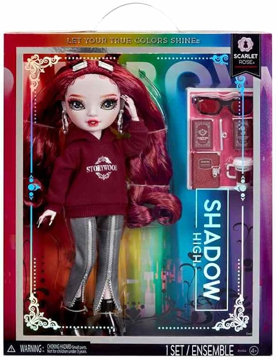 Rainbow High Shadow High Scarlett - Red Fashion Doll. Fashionable Outfit & 10+ Colorful Play Accessories. Great Gift for Kids 4-12 Years Old & Collectors