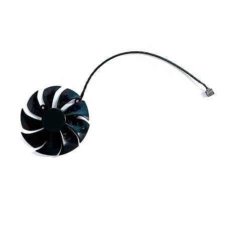 86MM DC12V 0.55A 4 Pin PLD09220S12H Graphics Card Fan Replacement for EVGA GeForce RTX 3070 3070Ti 3080 3080Ti 3090 FTW3 GPU Fan (Fan-A)