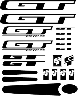 for GT cycle set Bike stickers frame protector decals Blue