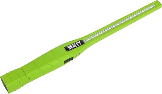 Sealey 360 16 SMD LED + 1W LED Lithium-Ion Rechargeable Inspection Lamp - Green - LED3604G