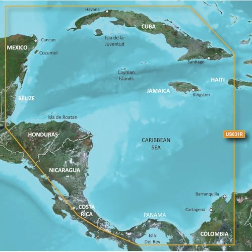 Garmin BlueChart g2 Vision HD - VUS031R - Southwest Caribbean - microSD SD