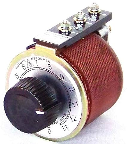 Variable Power Transformer (autotransformer), Panel Mount, Single 1 Phase 120 Vac Input,0-120 Vac Output, 550VA 4.5Amp