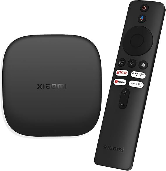 Xiaomi Mi TV Box S 3rd Gen, 2GB RAM + 32GB ROM, Wi-FI 6, Streaming 4K Ultra HD, Bluetooth, Support Google TV, Black