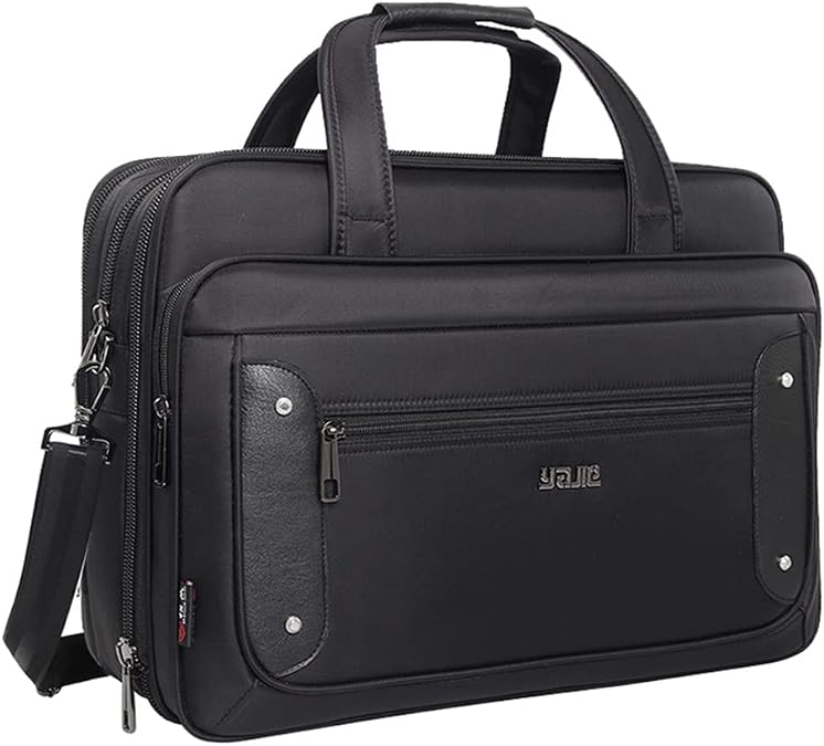 Large Briefcases For Men Canvas Tote Bag Laptop Case Computer Bag Work Bags Business Mens Bag Office Carrying Cases