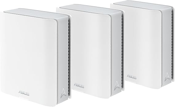 ASUS ZenWiFi BT6 WiFi 7 Mesh Router - Tri-Band, 7.6k sq. ft. x2 WAN (3 PK)