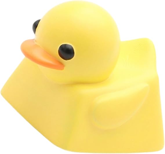 Lovely Duck Key Cap for Switch - Cartoon Resin Mechanical Gaming Keyboard Personalized Key Cap - Yellow