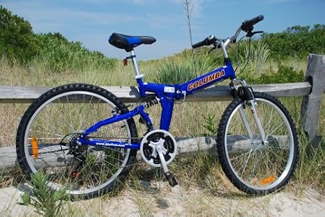Columba 26 Inch Alloy Folding Bike w.18 Speed & Double Suspension