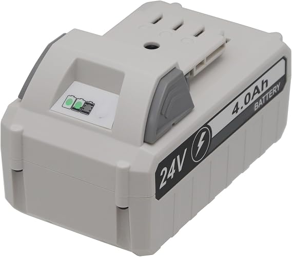 Replacement 4.0Ah 24V Battery for Snow Jo Sun Jo 24V Series Cordless Power Tools, Compatible with Snow Jo 24VBAT-LTX 24VBAT-LTW 24VBAT-LTE 24VBAT 24V-X2-SB18 24VBAT-XR