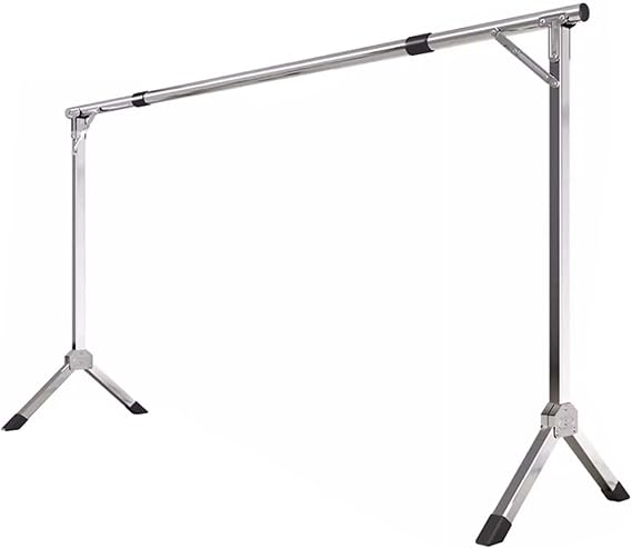 Stainless Steel Clothes Drying Rack, Heavy-Duty Laundry Drying Rack, Folding Drying Rack Clothing, Drying Rack Clothing, Free-Standing Laundry Stand with 20 Windproof Hooks