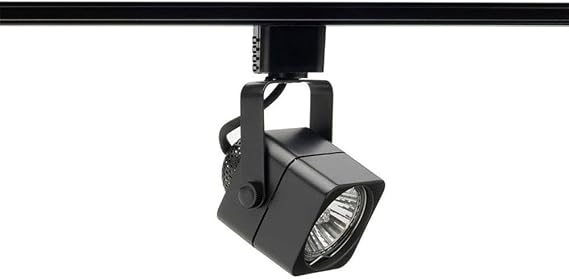 Juno R714-BL Trac-Lites 50 Watt GU10 Black Cast Cube Track Head