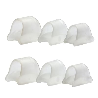 Atlas Biomechanics Gel Hammer Toe Support Splint Crutch, 4 Pack, Large, Hammertoe Straightener Splint from