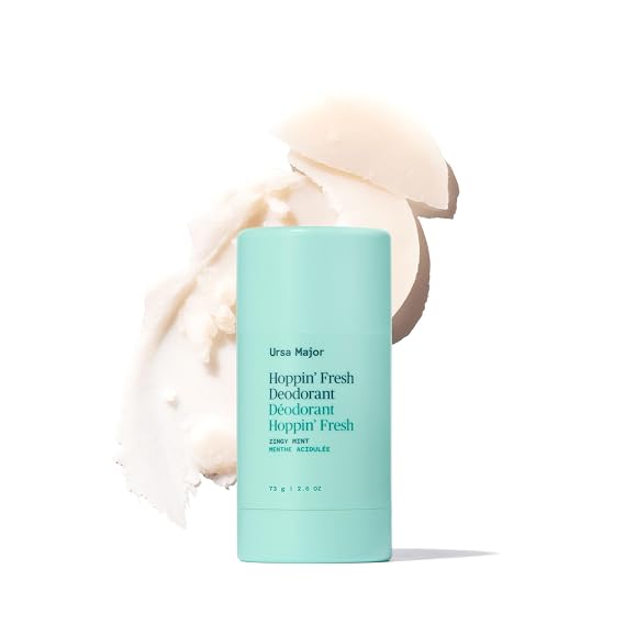 Ursa Major Hoppin' Fresh Deodorant | Natural, Aluminum-Free, Non-toxic, Cruelty-Free | Formulated for Men and Women | 2.6 ounce