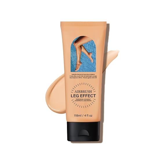 Leg Makeup Waterproof No Transfer,Legs Body Coverage Scar Tattoo Cover Up Makeup Waterproof Long Last Concealer for All Skin Tones. (2# Medium Golw)