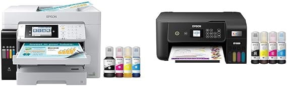 Epson EcoTank Pro ET-16650 Wireless Wide-Format Color All-in-One Supertank Printer with Scanner & EcoTank ET-2800 Wireless Color All-in-One Cartridge-Free Supertank Printer
