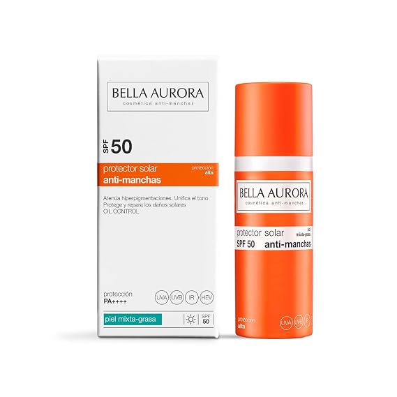 Bella Aurora Gel Solar Spf 50 Antimancas Piel Mixta-grasa