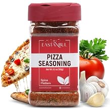 Eastanbul Pizza Seasoning Spice Blend, 5.29oz Italian Seasoning, Boosts Pizza Toppings, Herbal Blend, Popcorn Spice, Low Sodium, No MSG, No Filler, Vegan