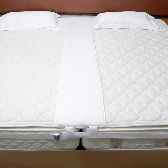Bed Bridge Mattress Connector Twin to King Converter Kit Metal Bed Gap Filler Two Single Mattress Connector for Home Hotel