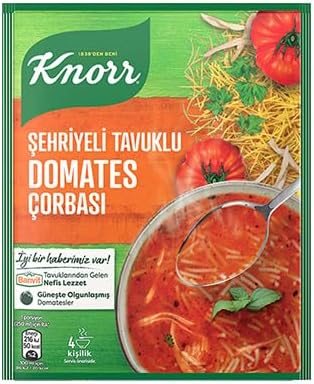 Knorr Şehriyeli Tavuklu Domates Çorbası