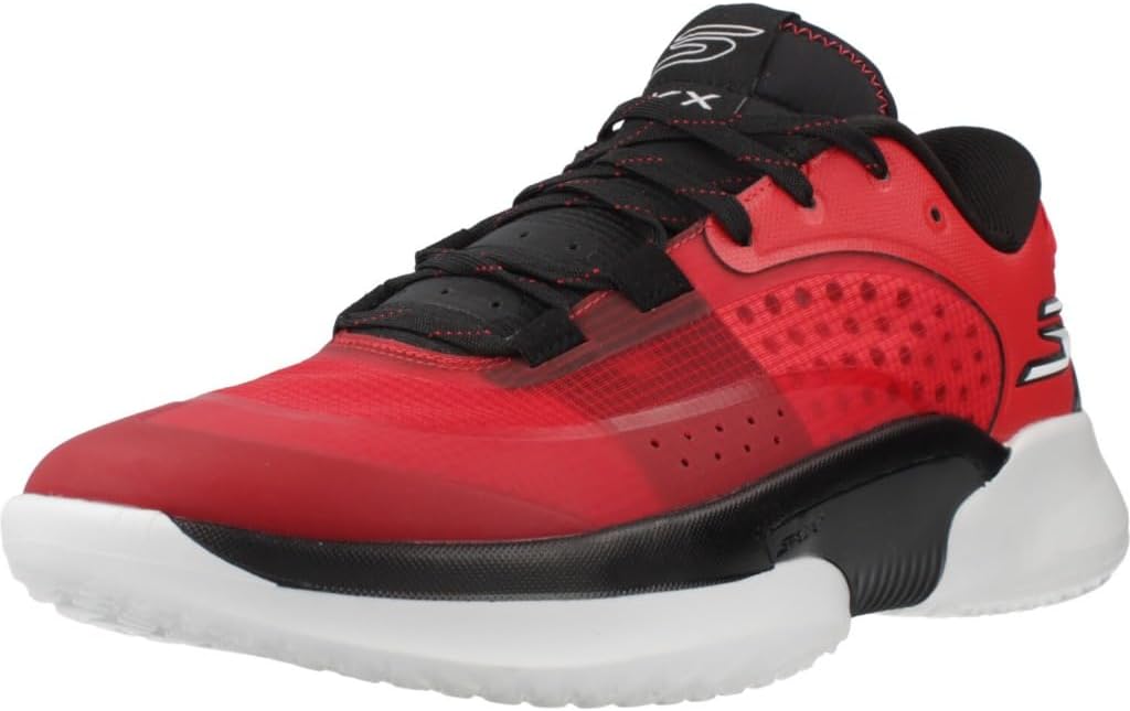 Skechers Performance SKX RESAGRIP-253005 Men's Basketball, 12 D(M) US, Red-Black