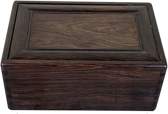 Wooden Jewelry Box Drawer Retro Square Ring Earrings Necklace Jewelry Storage Box Crafts Wooden Clear Texture Organizer Box (Color : Brown)