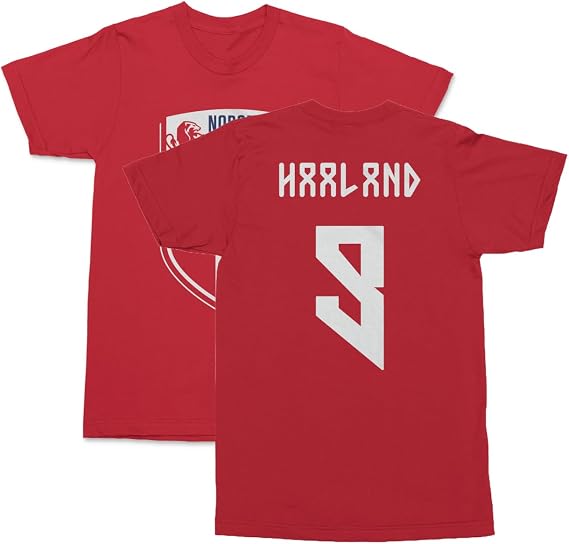 Norway 2026 Tribute 9 Haaland Two-Sided Jersey Style Unisex T-Shirt