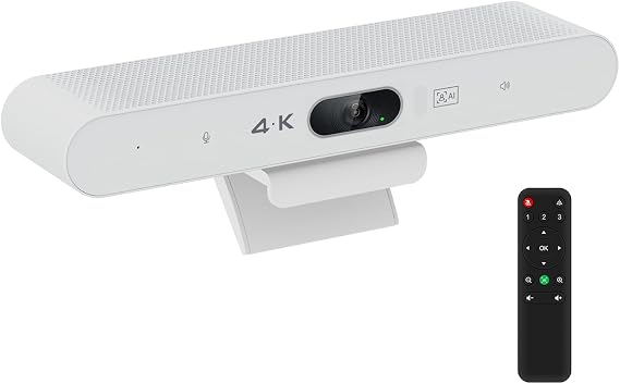 TOALLIN 4K All-in-One Conference Webcam with Microphone and Speaker