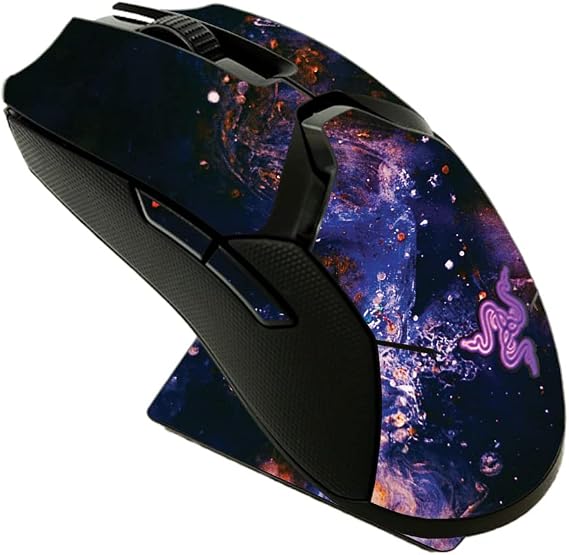 MightySkins Skin Compatible with Razer Viper Ultimate - Andromeda | Protective, Durable, and Unique Vinyl Decal wrap Cover | Easy to Apply, Remove, and Change Styles | Made in The USA