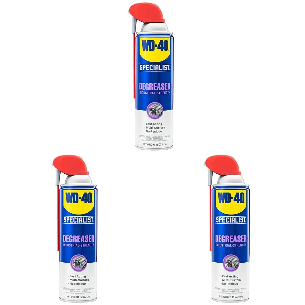 WD-40 Specialist Degreaser, Industrial-Strength, 15 OZ Pack of 3