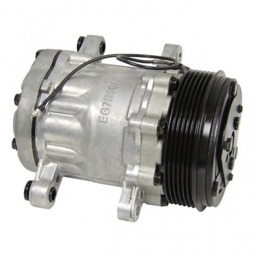 Dirty Dingo Sanden SD7B10 Mini AC Compressor Satin Finish