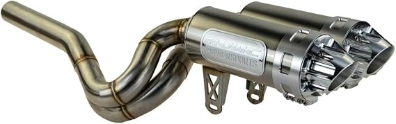 RJWC Can Am Renegade XMR Centered Dual Slip On Exhaust