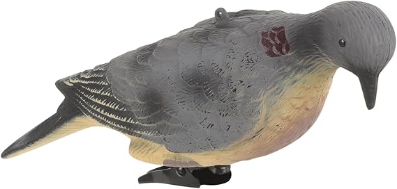 INOOMP Miniature Simulated Pigeon, Pigeon Figurine, Realistic Dove Ornament Pigeon Garden Stake Yard Ornament