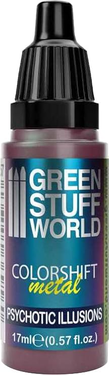 Green Stuff World - Chameleon Metal Paint Psychotic Illusions 1557 for Models and Miniatures