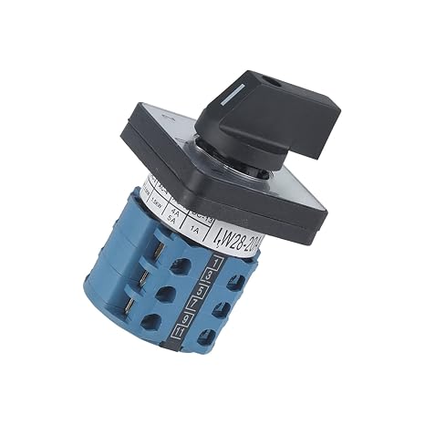 Selector Rotary Switch 5-20A 220V Universal Changeover Switch 3 Position 3 Knots Electric Motor reversing Switch 1PCS