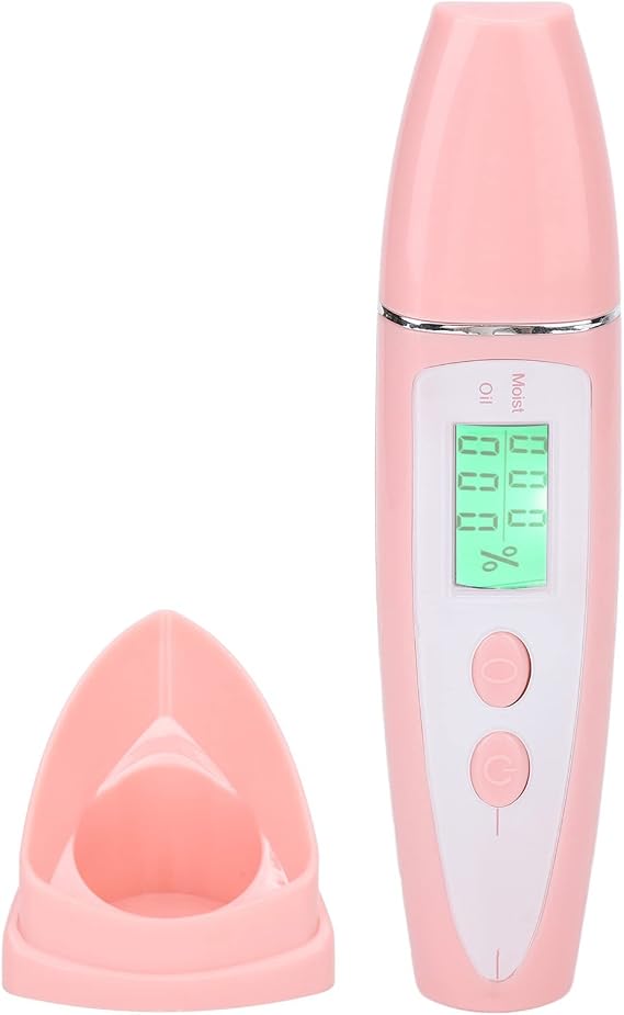 Digital Skin Detector Pen Skin Skin Tester Analyzer Water Oil Tester Analysis Machine with LCD Display Skin Care Portable Digital Skin Detector Pen for Home Beauty