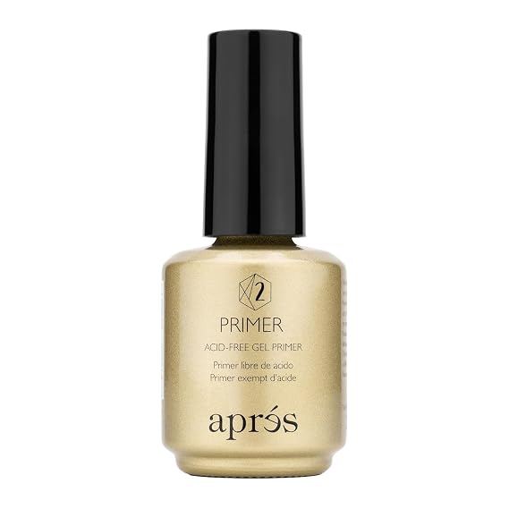 APRES Non-Acidic Gel Primer 15 ml, Acid-Free Gel-X Enhanced Nail Adhesion Primer