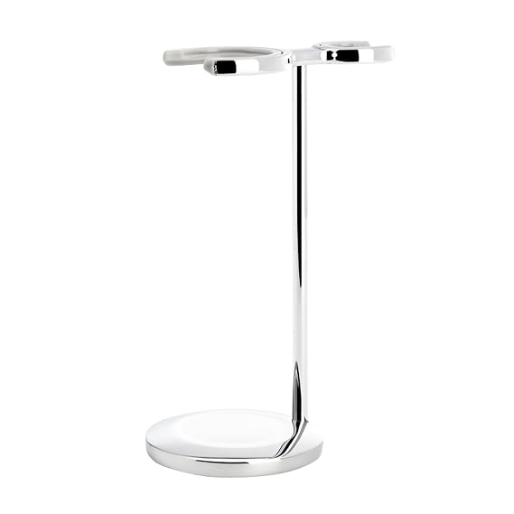 MUHLE Chrome Shaving Set Stand for VIVO and RYTMO Series Brushes and Razors