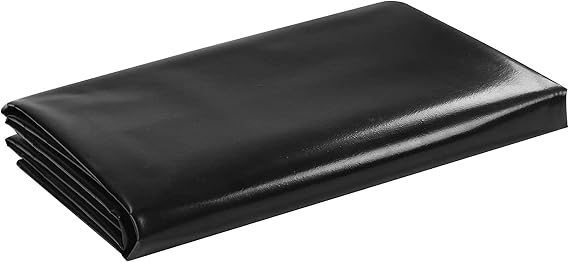 Pond Liner 2x2M/7x7FT Black HDPE Pond Skins for Outdoor Fish Ponds, Waterproof Preformed Pond Liners Easy Cutting Underlayment for Koi Pond, Fountains, Waterfall, Water Gardens,1.2mm/45mil [Energy Class A]