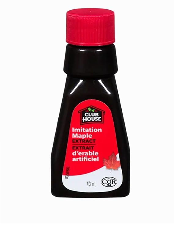 Club House, Quality Baking & Flavouring Extracts, Imitation Maple, 43ml/1.5oz.,(Imported from Canada)