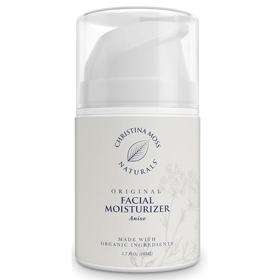Christina Moss Naturals Aniseed Facial Moisturizer | For Daily Beautifying | Original Formula (1.7 oz)