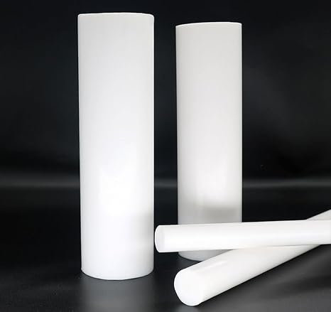 PTFE Rod, 200mm Length Teflon Round Sticks, Wear-Resistant Acid Alkali Resistant, Tetrafluoroidal Cylinder, Length 7.9 Inch (Diameter 80mm, 200mm Length, Black, 1)