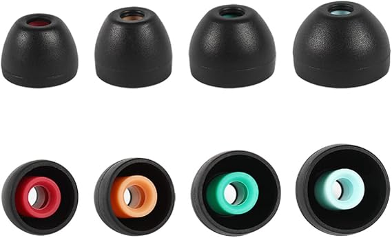 4 Pairs Silicone Replacement Eartips for Sony Earphones (XS/S/M/L)
