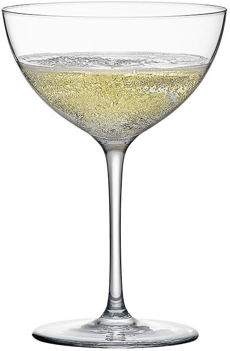 RONA Champagne Saucer Glass | Set of 6 | 12 oz. |
