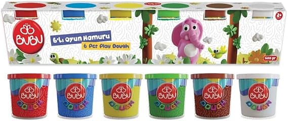 Bubu Bubu Oyun Hamuru 6 Renk 600 gr