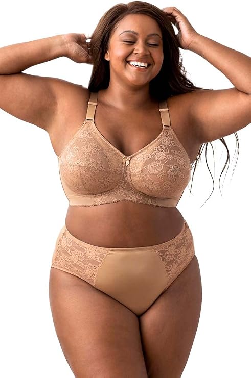 Elila Women's 1303 Lace Wireless Soft-Cup Bra