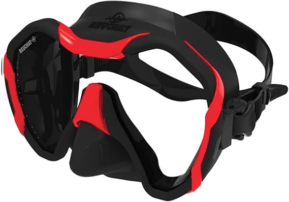 Beuchat Maxlux EVO Mask - Red/Black